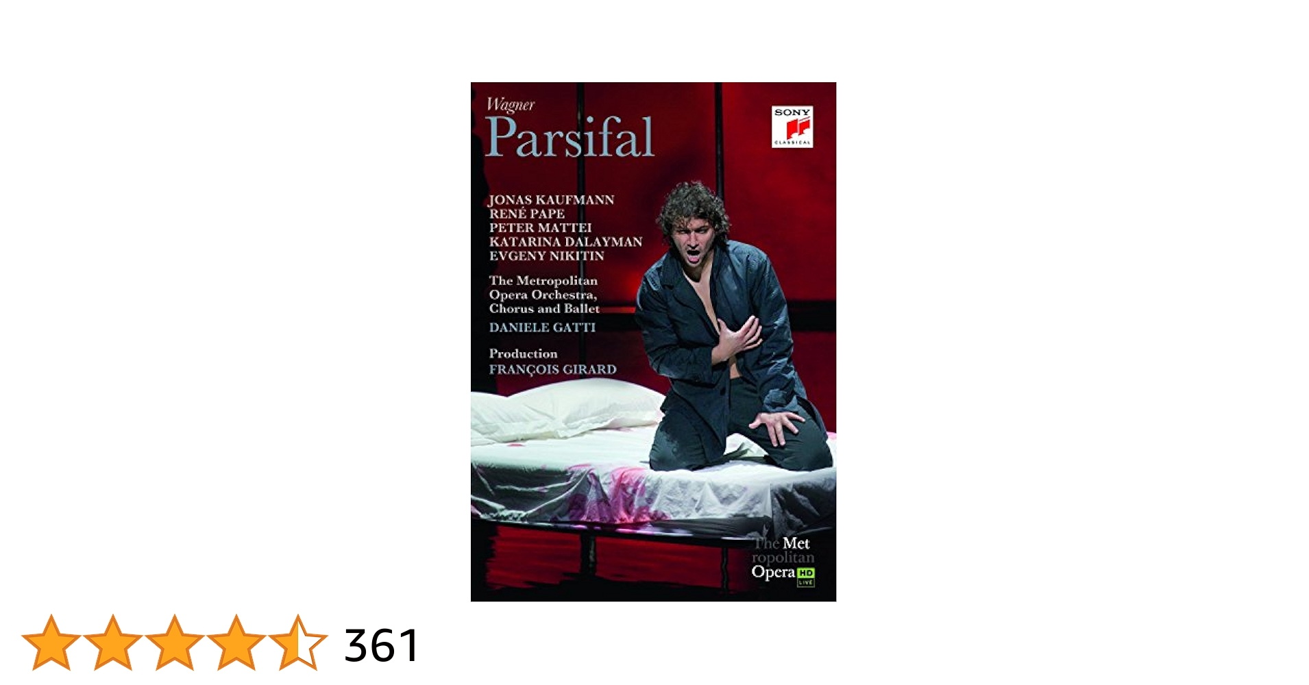 Amazon.co.jp: Wagner: Parsifal [DVD] [Import] : Jonas
